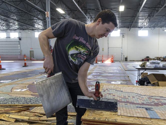 Pershing Mural Restoration