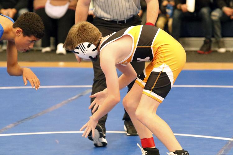 Lexington Middle School wrestlers at Kearney
