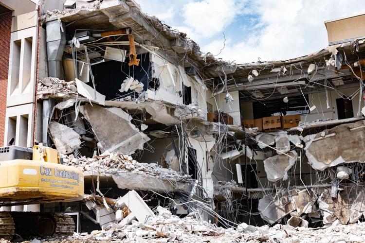 Olin Hall demolition, 5.25
