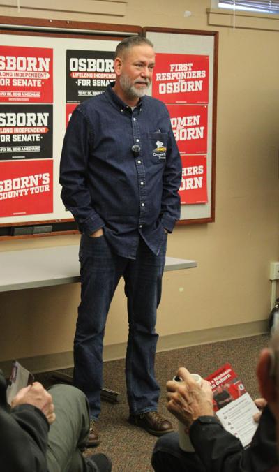Osborn at town hall