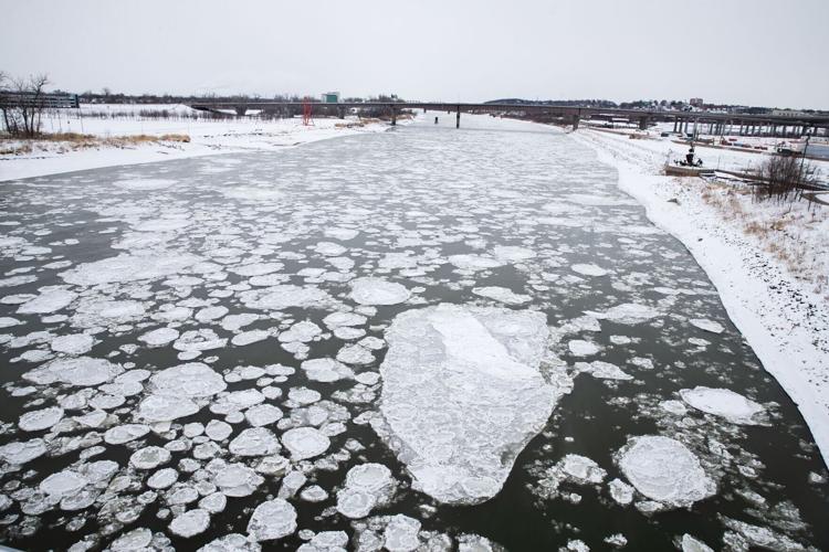 Ice chunks Missouri