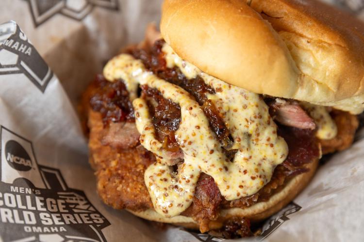 Triple play pork sandwich