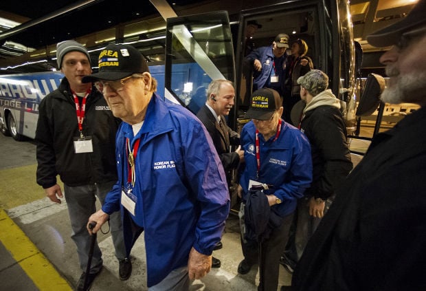 Korean War Veterans Honor Flight, 03/25/2014