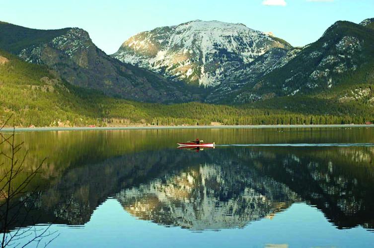 Kayaking Grand Lake. Colorado.(Visit Grand County)