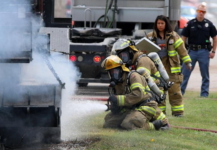 Truck fire