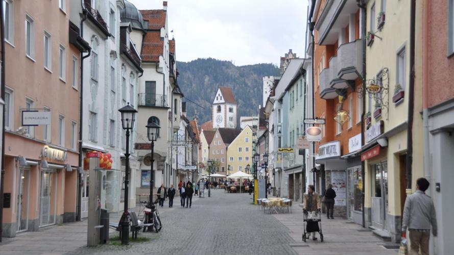 Bavaria is dotted with cute, colorful, cobbled towns, towns like Füssen. (Cameron Hewitt, Rick Steves' Europe)