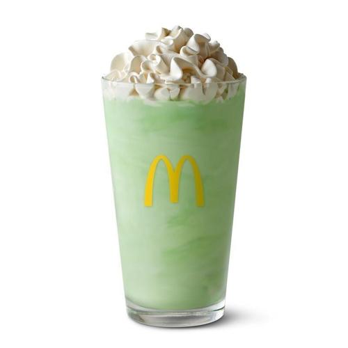 McDonald's Shamrock Shake is back on the menu.