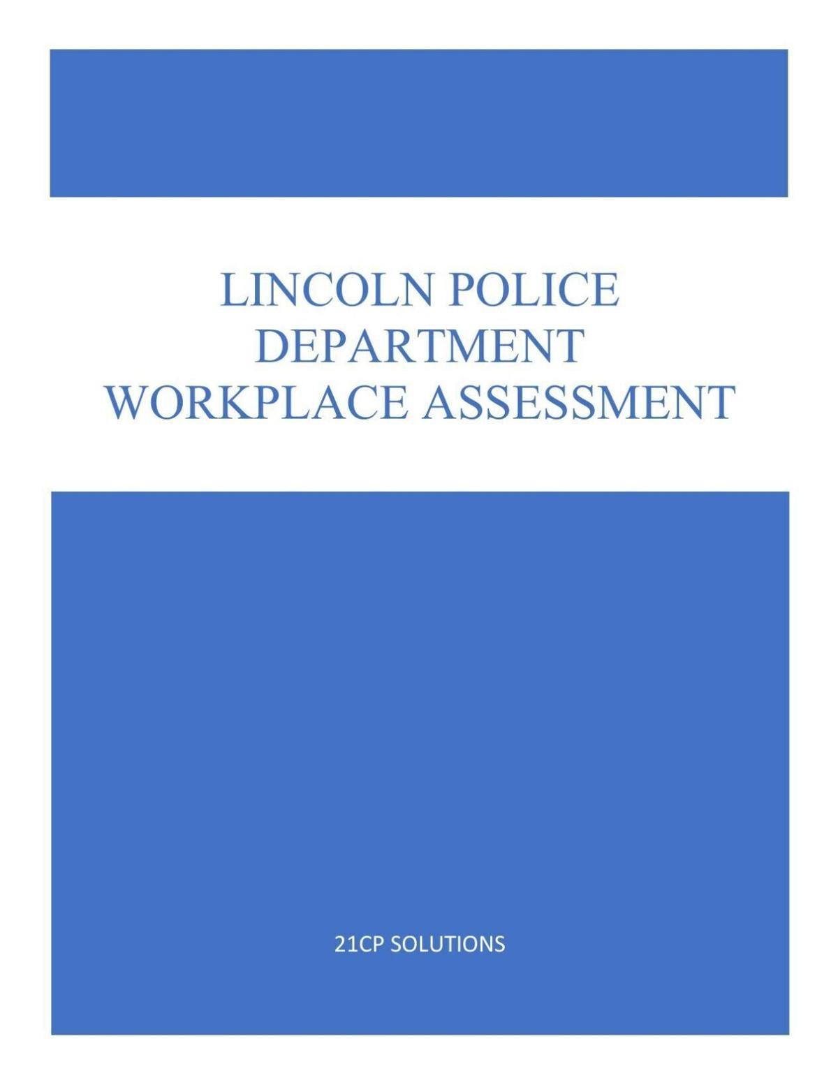 Read the consultant's LPD Workplace Assessment