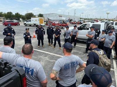 Task Force 1 returns from Texas, 7.27