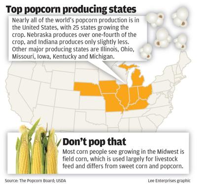 Top producing popcorn states
