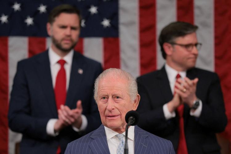 Britain's King Charles and Queen Camilla in the United States for state visit