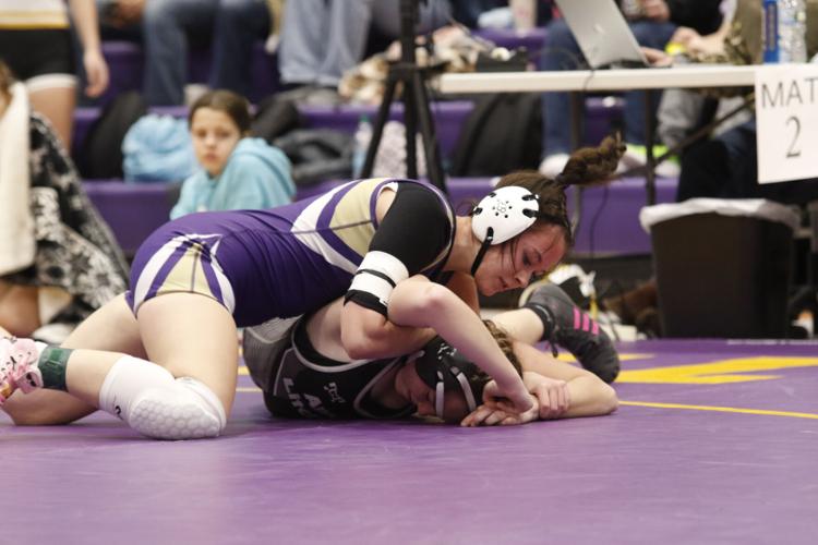S-E-M girls wrestling at home invite