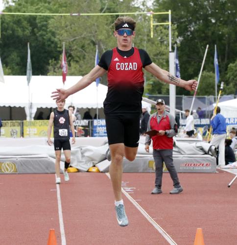 Chayden Hoffmaster long jump