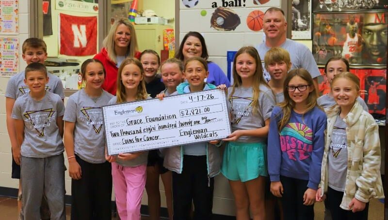 Engleman Elementary's 'Coins for Cancer' Drive Raises $2,821 for Grace Cancer Foundation