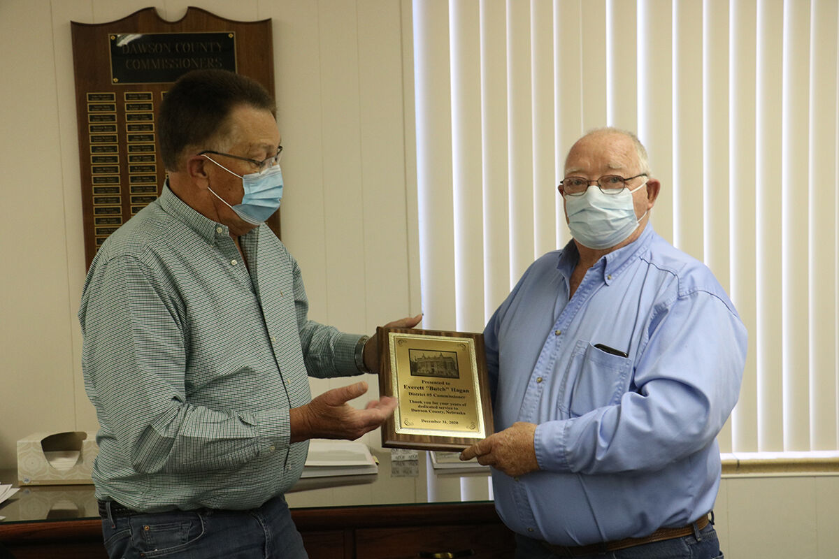 Chairman Dennis Rickertsen and Commissioner Butch Hagan