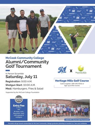 MCC Alumni/Community Golf event July 11