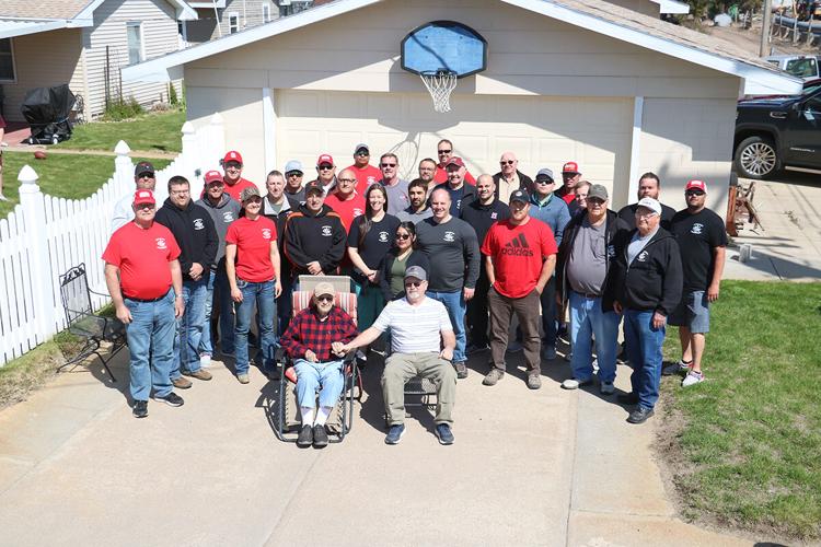 Lexington firefighters honor retiree Dean Wheeler for his historic 61 years of service