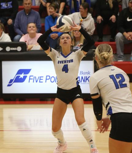 Overton at subdistrict volleyball