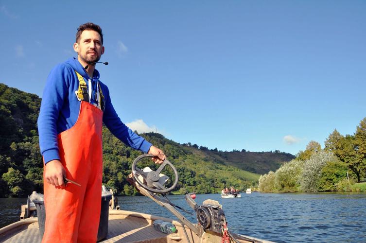 Thomas Weber takes people on trips along the Moselle river.
