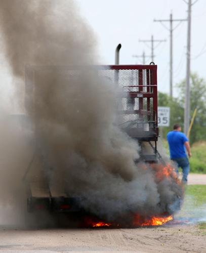 Truck fire