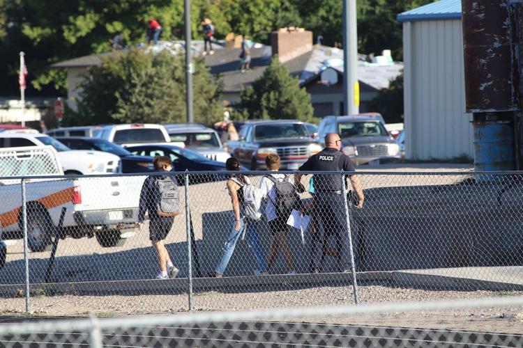 Standoff began with pursuit, barricaded man believed to have hostage