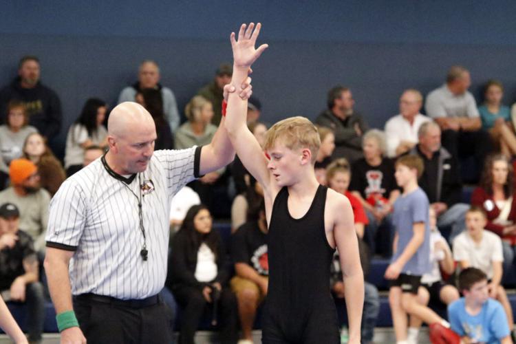 Cozad Middle School wrestlers at Kearney