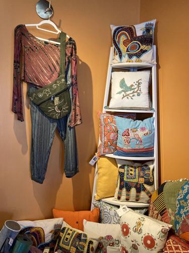 Urban Retreat pillows, bags