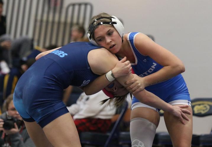 Overton wrestling at Elm Creek triangular