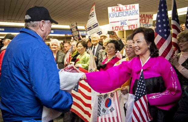 Korean War Veterans Honor Flight, 03/25/2014