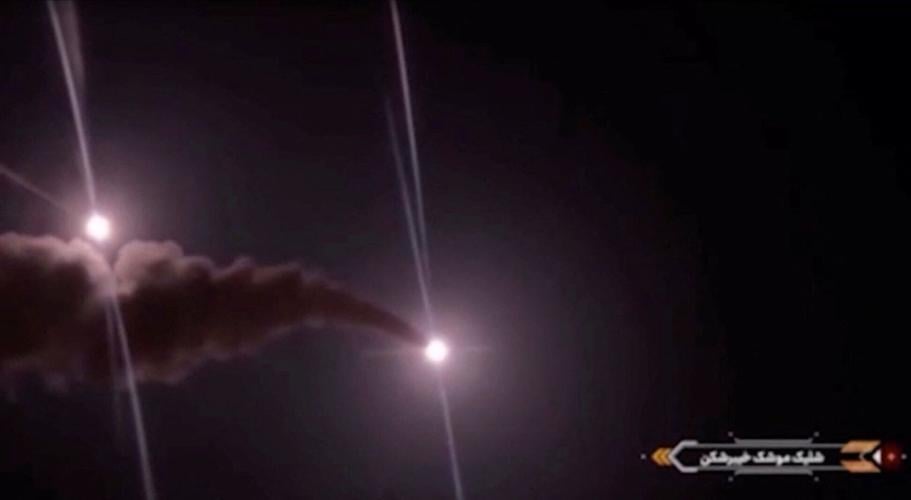 Iran releases footage purporting to show missiles launched at US military targets in Jordan