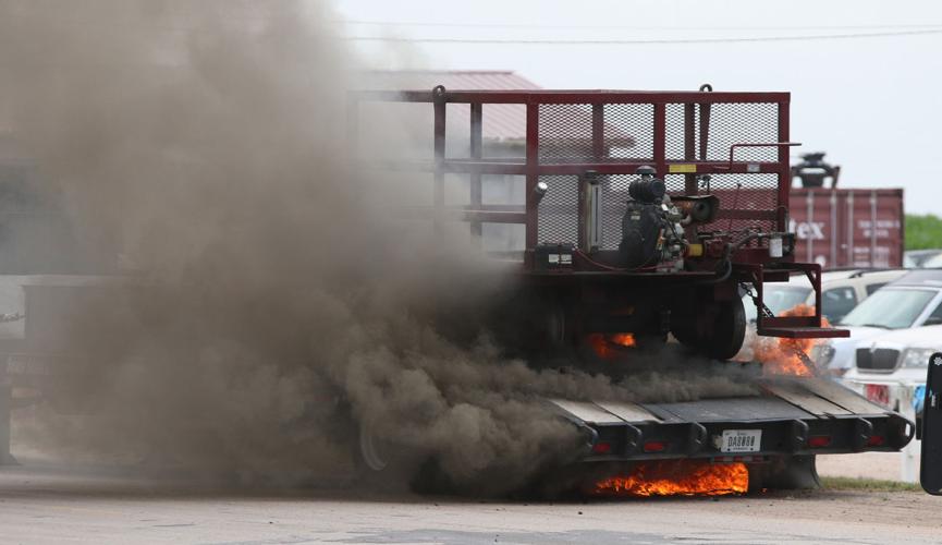 Truck fire