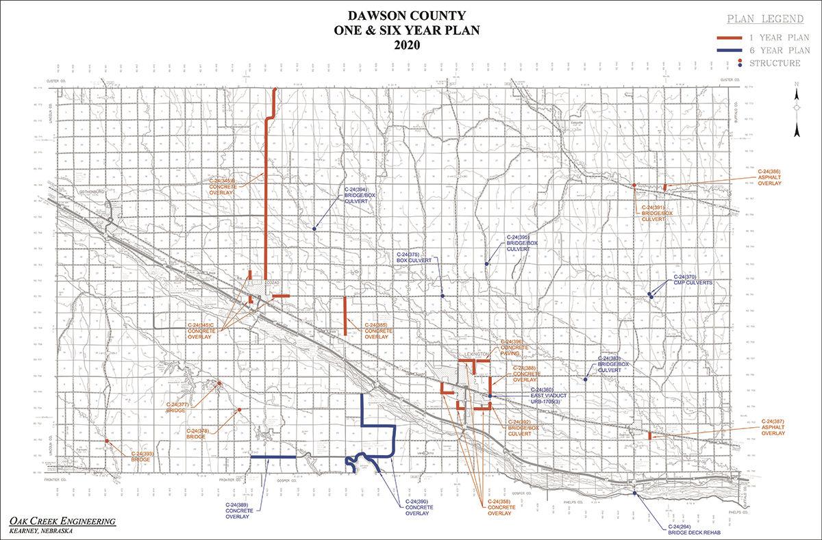 Dawson County commissioners approve one and six year road plans