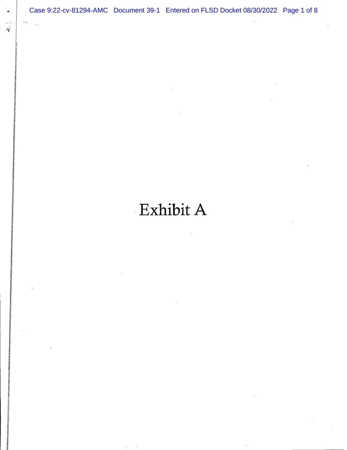 Property inventory from Mar-a-Lago search
