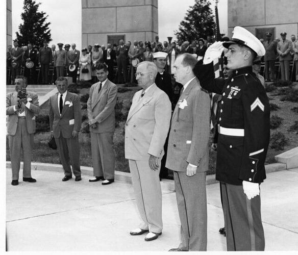 Harry Truman, Robert Storz, Memorial Park dedication