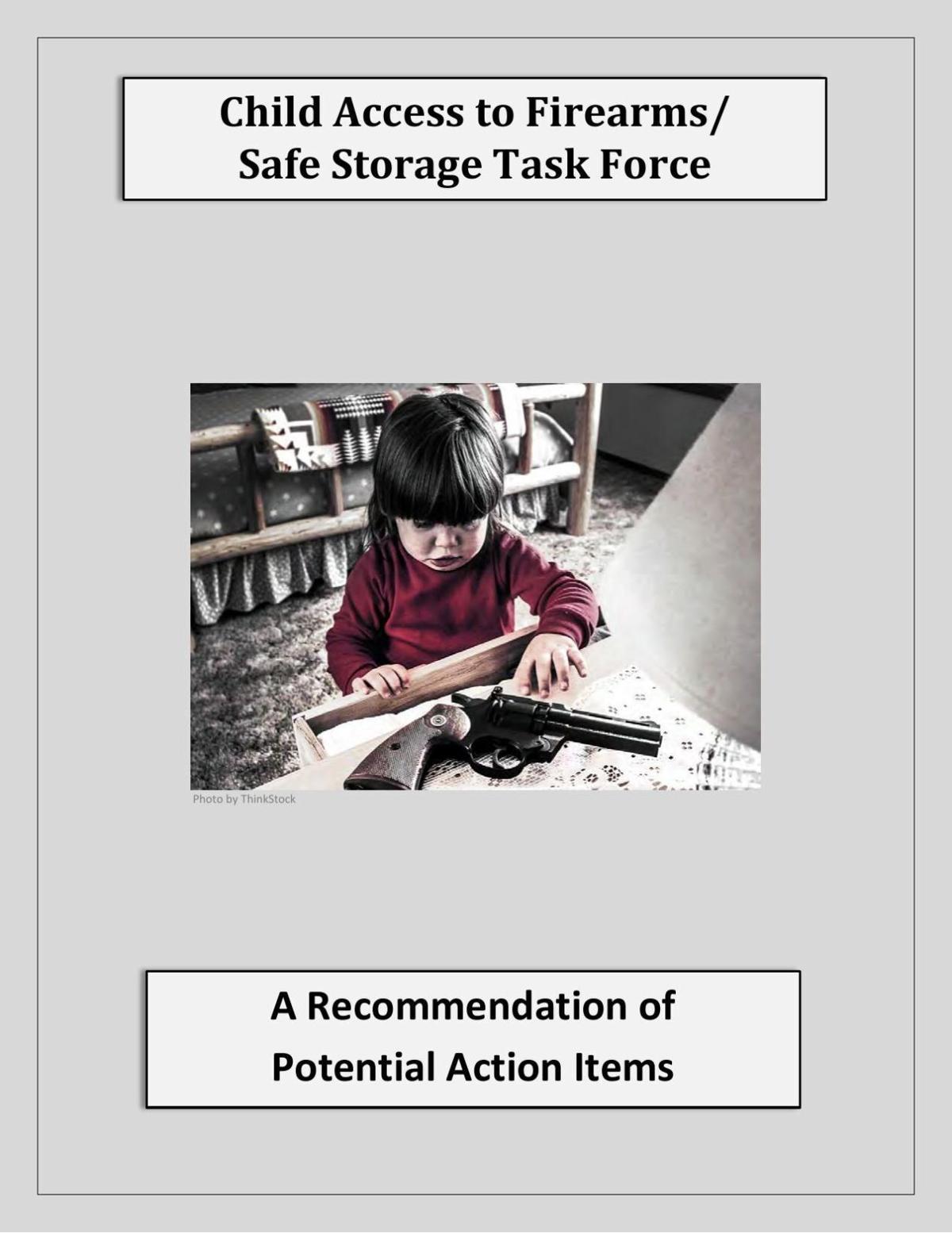 Child Access to Firearms/Safe Storage Task Force report
