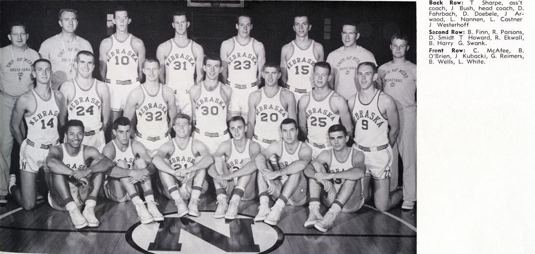 Nebraska basketball's 1956-57 team photo