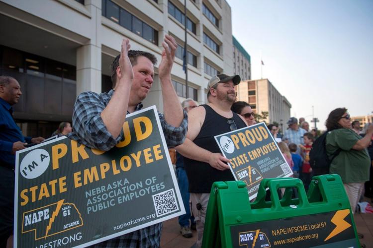 State employees union rally, 9.13