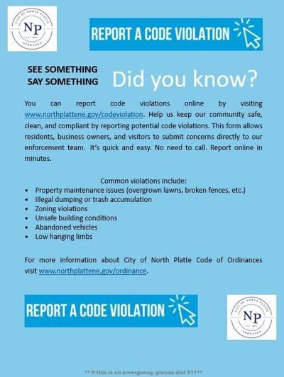 Code Violation Reporting Form