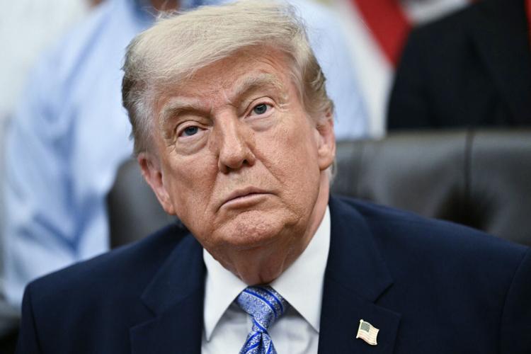President Donald Trump speaks during an announcement with Environmental Protection Agency Administrator Lee Zeldin in the Oval Office of the White House in Washington, D.C., on May 21, 2026.