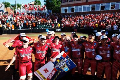 Nebraska softball wins Super Regional