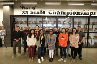 Lexington High School alumni speak to current students about their time at LHS