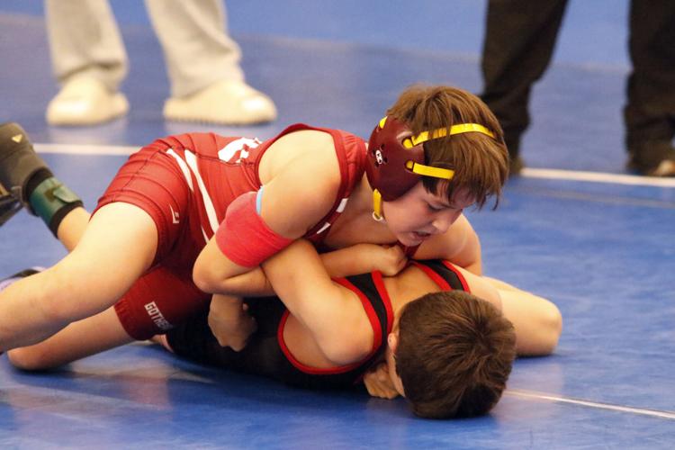 Cozad Middle School wrestlers at Kearney