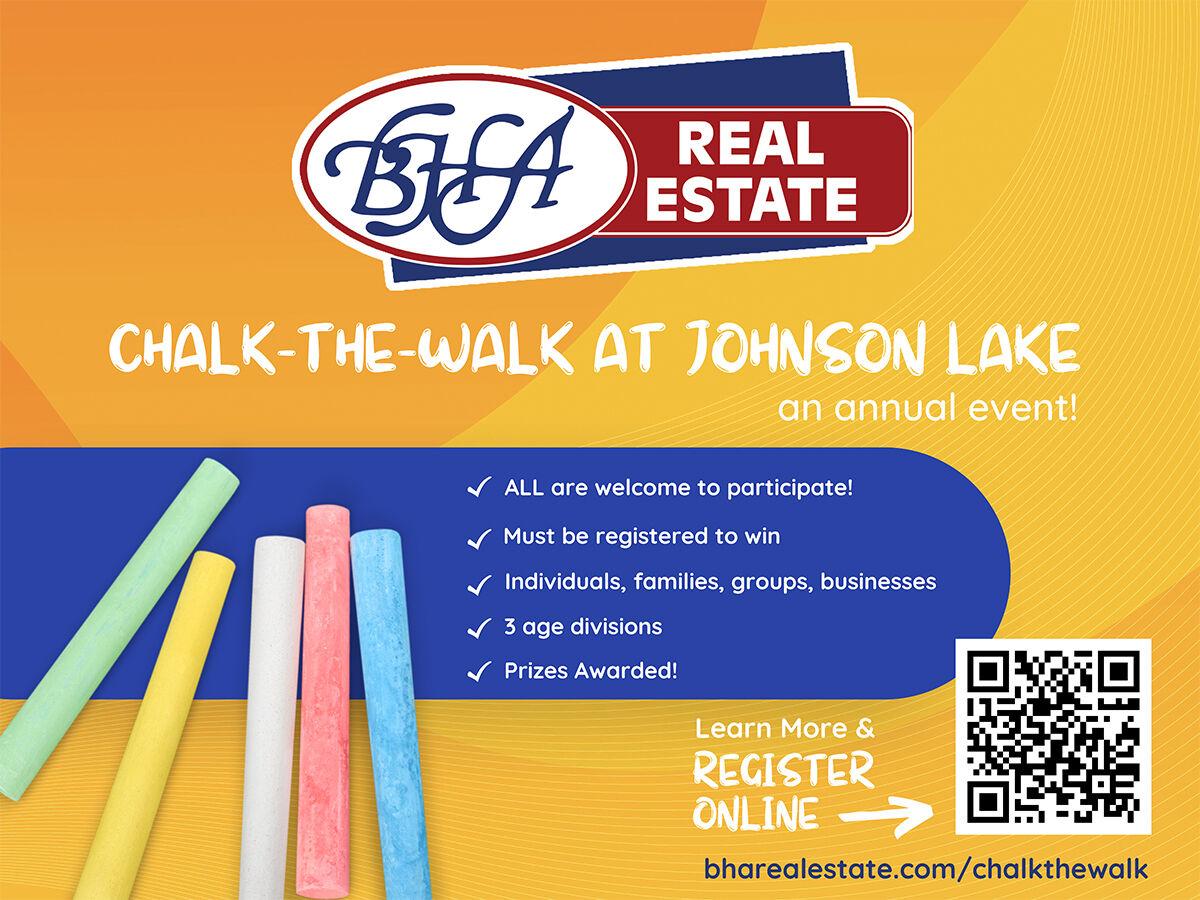 BHA Real Estate brings ChalktheWalk event to Johnson Lake