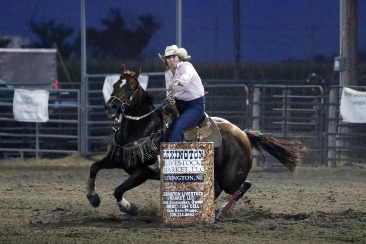 Ashley Odenback barrel racing