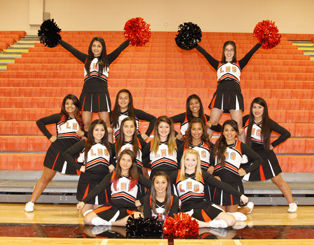 2013 Lexington High fall cheerleaders