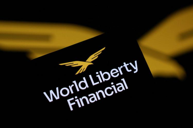 Illustration shows World Liberty Financial logo