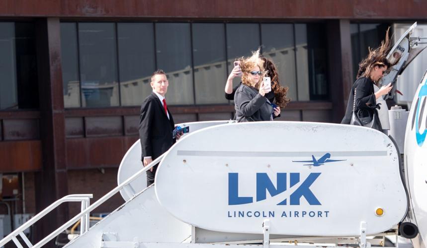 Lincoln airport new plane, 3.30