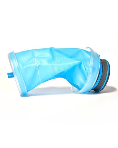 HydraPak Stash 1 L compressible water bottle.