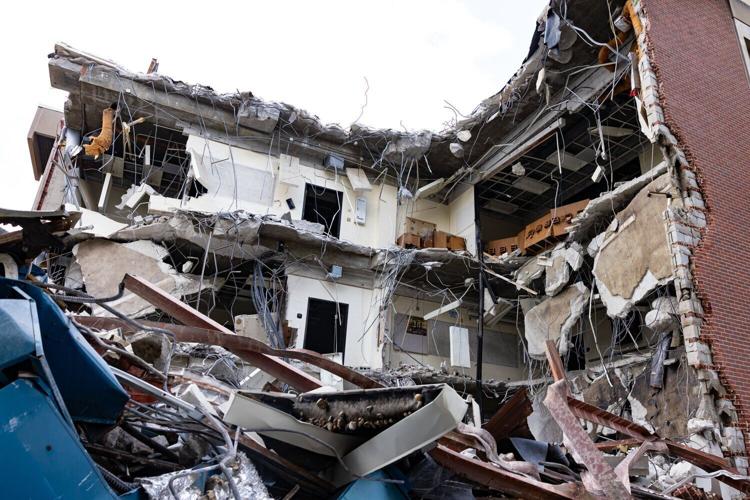 Olin Hall demolition, 5.25