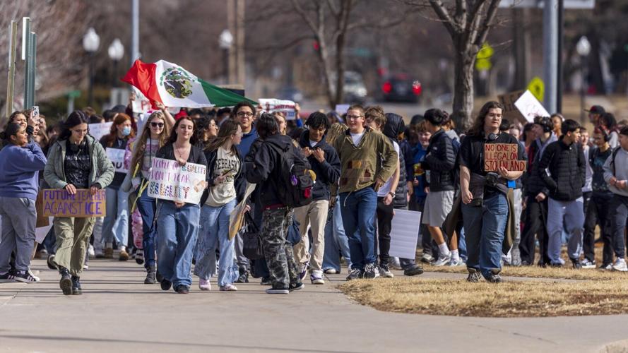 Lincoln High ICE out walkout, 2.11